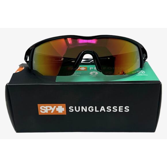 Spy Optic Men's Screw Under Sunglasses in Black/Bronze Red Spectra Lens - Picture 6 of 8